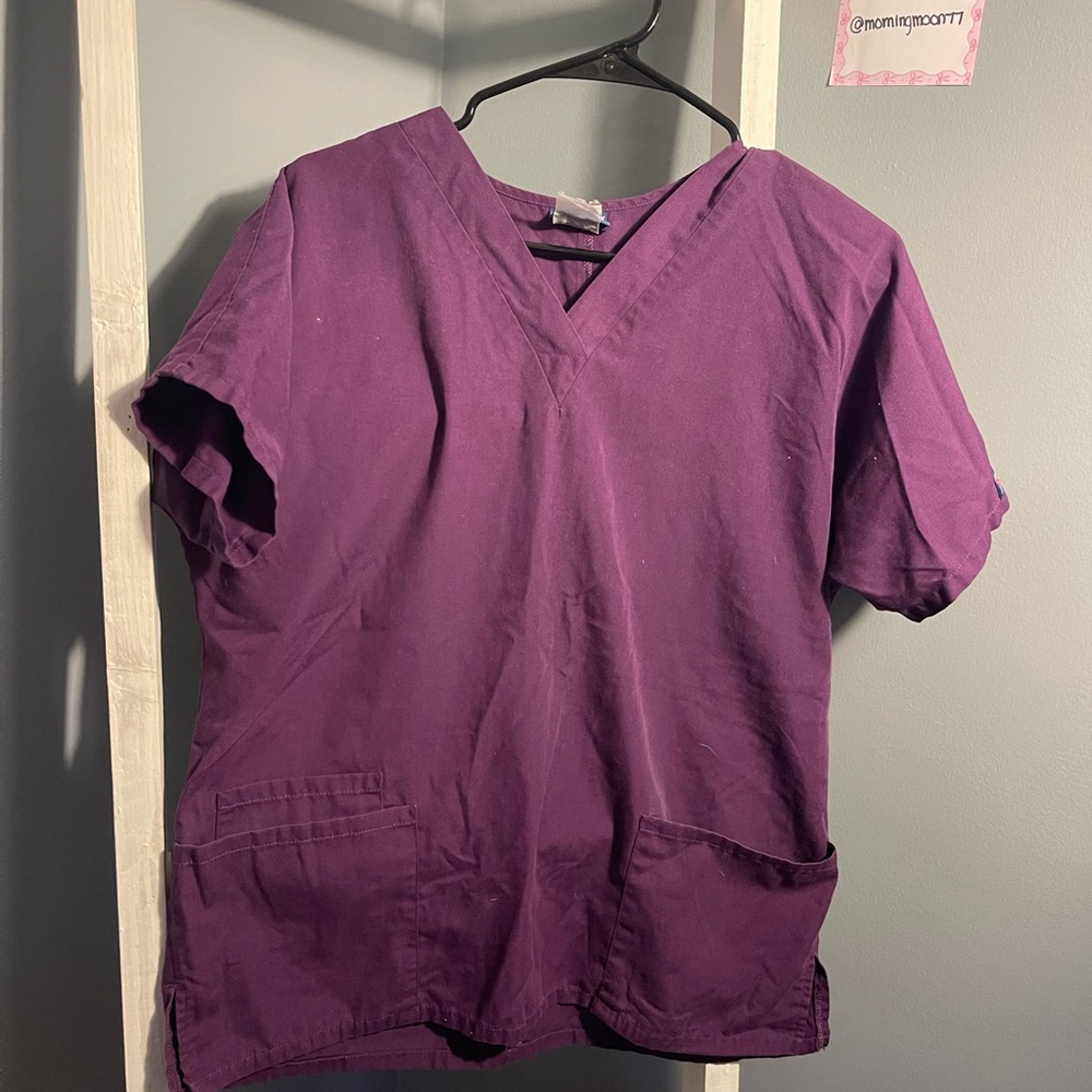 Cherokee Purple V-Neck Scrub Top